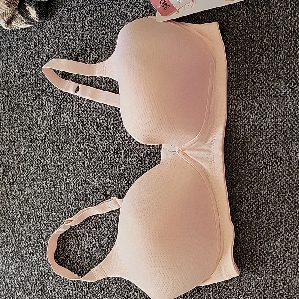 Simple perfect by Warner's wire free bra sz 34D